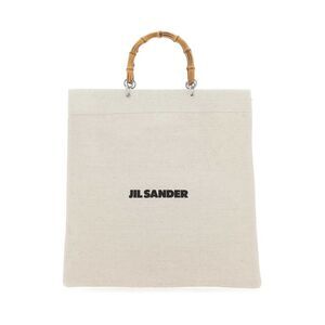 Jil Sander Men Sand Canvas Handbag
